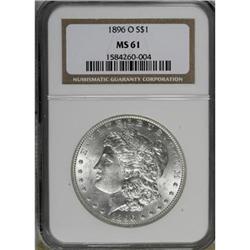 1896-O $1 MS61 NGC