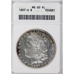 1897-O $1 MS60 Prooflike ANACS