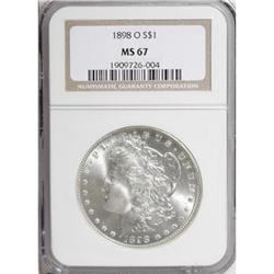 1898-O $1 MS67 NGC