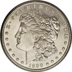 1899-S $1 MS64 Deep Mirror Prooflike PCGS