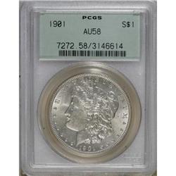 1901 $1 AU58 PCGS