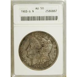 1903-S $1 AU50 ANACS