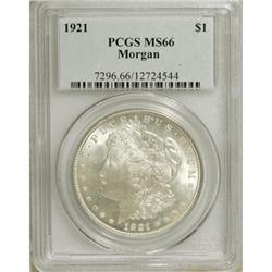 1921 $1 MS66 PCGS