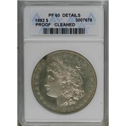 1882 $1--Cleaned--ANACS. PR60 Details