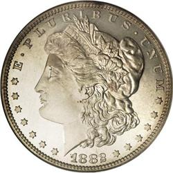 1882 $1 PR63 Cameo NGC