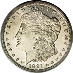 1891 $1 PR64 PCGS