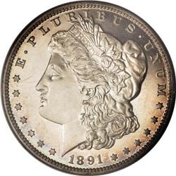 1891 $1 PR64 Cameo PCGS