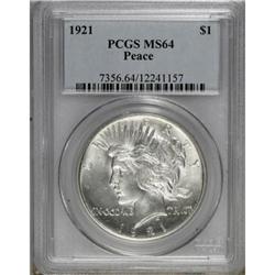 1921 $1 MS64 PCGS