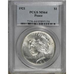1921 $1 MS64 PCGS