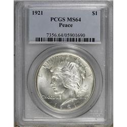 1921 $1 MS64 PCGS