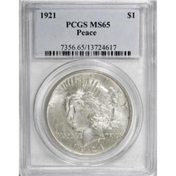 1921 $1 MS65 PCGS