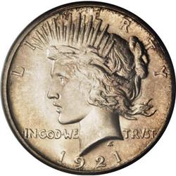 1921 $1 MS66 PCGS