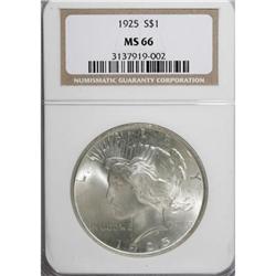 1925 $1 MS66 NGC