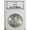 Image 1 : 1925 $1 MS66 NGC