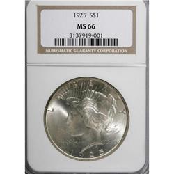 1925 $1 MS66 NGC