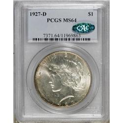 1927-D $1 MS64 PCGS
