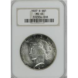1927-S $1 MS64 NGC