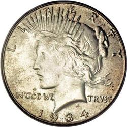 1934-S $1 MS65 PCGS