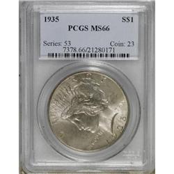 1935 $1 MS66 PCGS