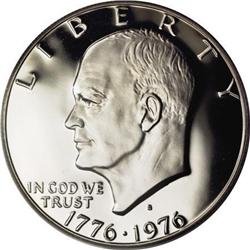 1976-S $1 Silver PR70 Deep Cameo PCGS