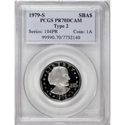 1979-S SBA$ Type Two PR70 Deep Cameo PCGS