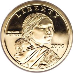 2000-S $1 Sacagawea PR70 Deep Cameo PCGS