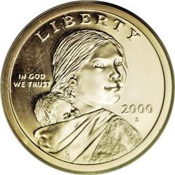 2000-S $1 Sacagawea PR70 Deep Cameo PCGS