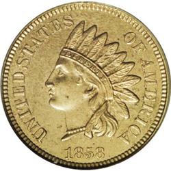 1858 P1C Indian Cent, Judd-208, Pollock-253-254,