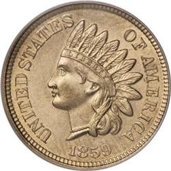 1859 P1C Indian Cent, Judd-228, Pollock-272,