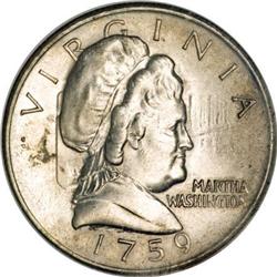 1982 (1759 dated) MS Martha Washington Half