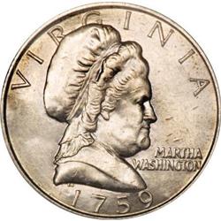 1982 (1759 dated) MS Martha Washington Five