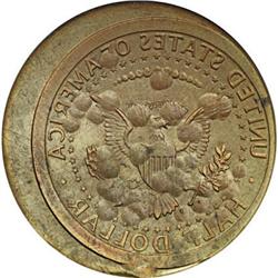 Reverse Hub Trial for 1964-D Kennedy Half