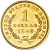 Image 2 : 1849 G$1 Open Wreath MS64 PCGS