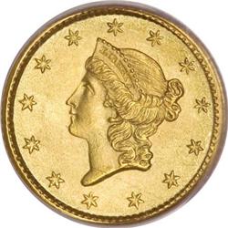 1853 G$1 MS66 PCGS