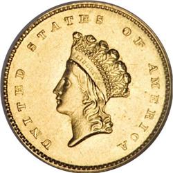 1856-S G$1 Type Two AU58 NGC