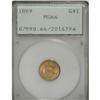 Image 3 : 1889 G$1 MS66 PCGS