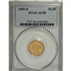 Image 3 : 1850-D $2 1/2 AU58 PCGS