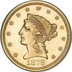 1878-S $2 1/2 MS64 NGC