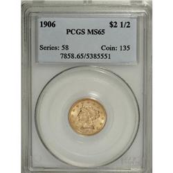 1906 $2 1/2 MS65 PCGS