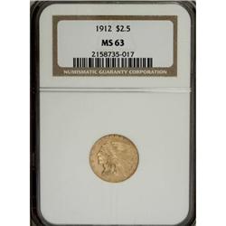 1912 $2 1/2 MS63 NGC