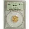 Image 3 : 1928 $2 1/2 MS65 PCGS