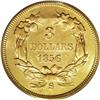 Image 2 : 1856-S $3 AU58 PCGS