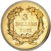 Image 2 : 1871 $3 AU55 PCGS
