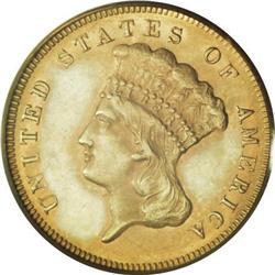 1878 $3 MS62 PCGS