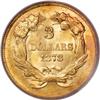 Image 2 : 1878 $3 MS63 PCGS