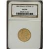 Image 3 : 1842 $5 Small Letters AU50 NGC