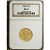 Image 3 : 1844-O $5 MS61 NGC