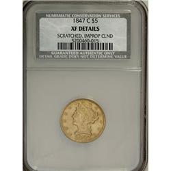 1847-C $5 XF Details NCS