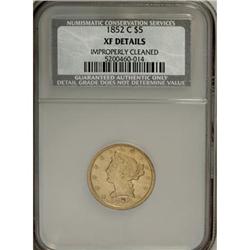 1852-C $5 XF Details NCS