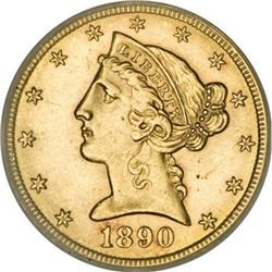 1890-CC $5 MS63 PCGS